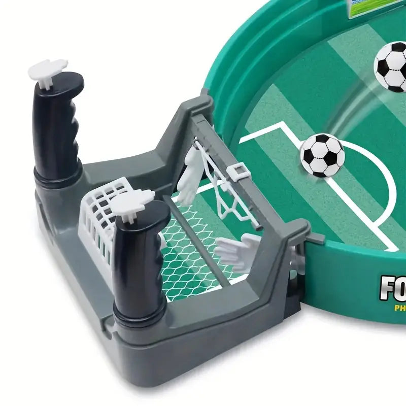 KickMaster Mini Soccer Arena – Portable Tabletop Football Game