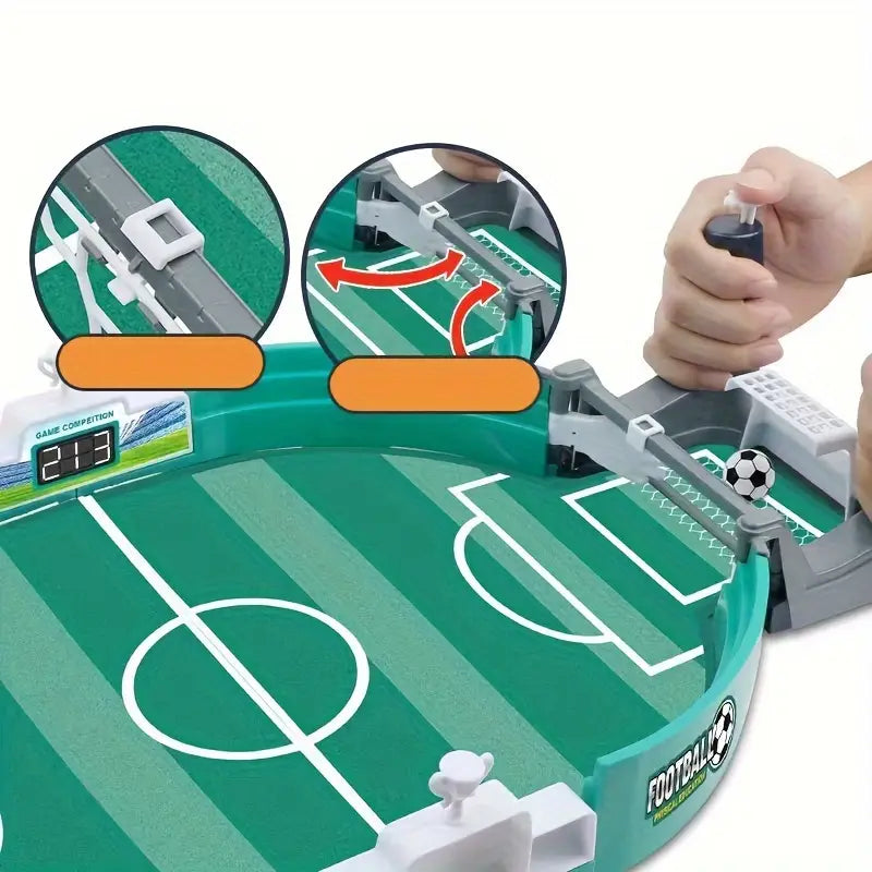 KickMaster Mini Soccer Arena – Portable Tabletop Football Game