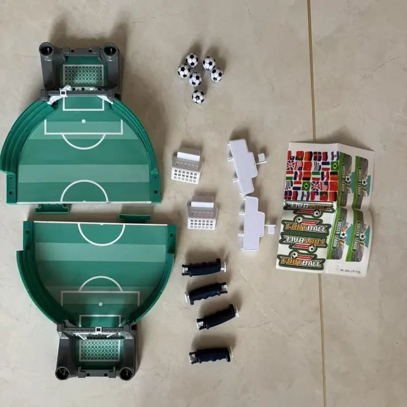 KickMaster Mini Soccer Arena – Portable Tabletop Football Game