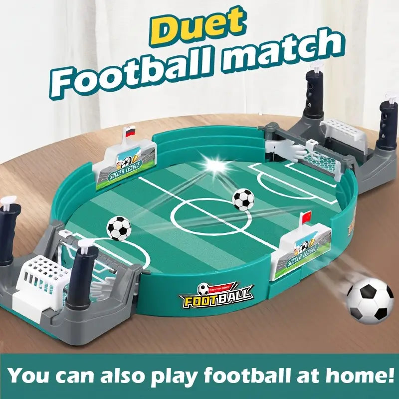 KickMaster Mini Soccer Arena – Portable Tabletop Football Game