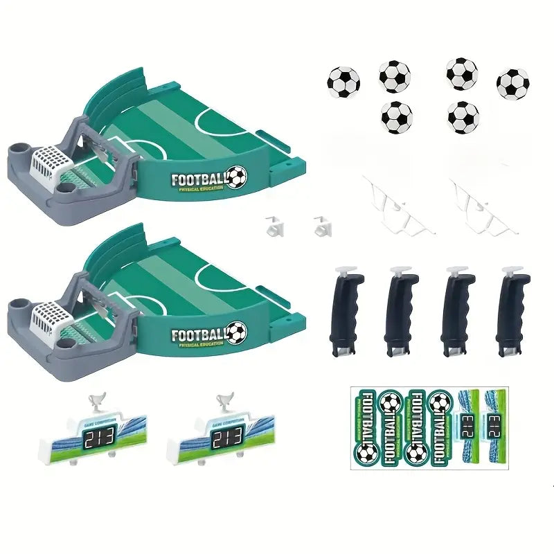 KickMaster Mini Soccer Arena – Portable Tabletop Football Game