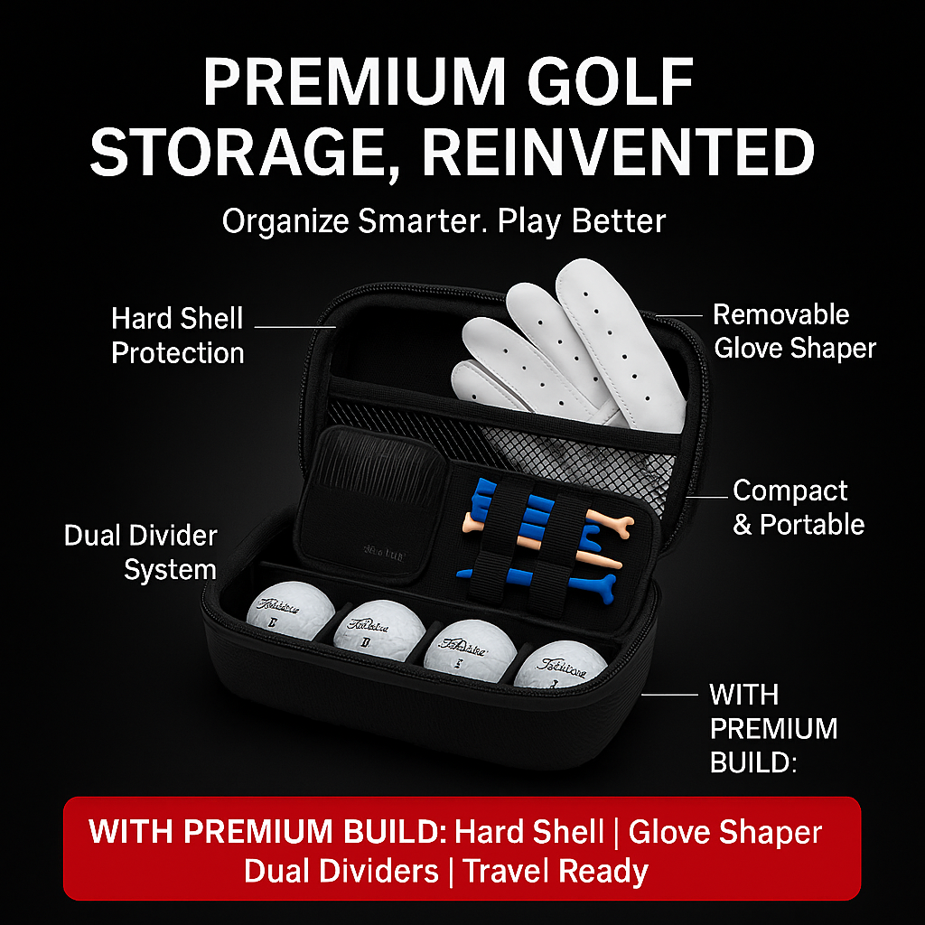 GolfVault Pro – Hard Shell Golf Accessories Case
