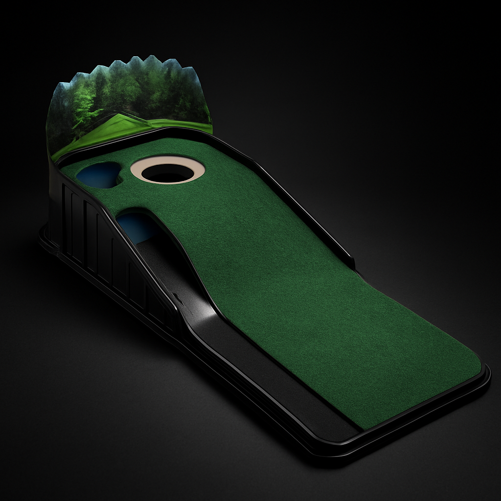 PuttMaster Pro – Indoor Golf Putting Mat with Automatic Ball Return