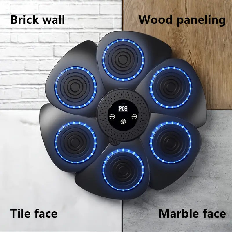 PulseStrike Smart Boxing Trainer – Interactive Wall Punch Pad for Home Fitness