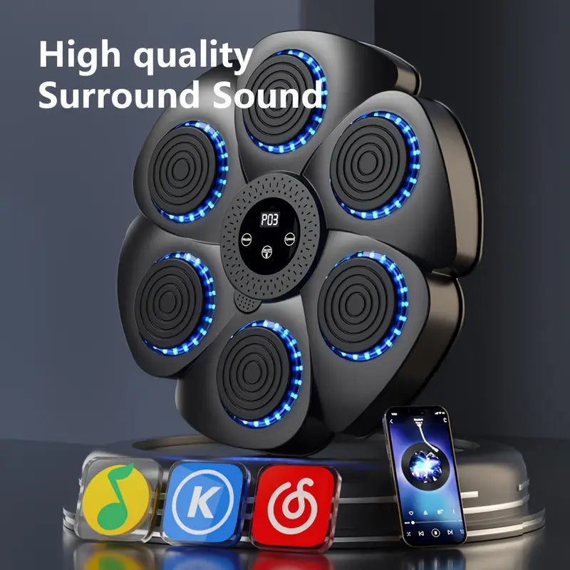 PulseStrike Smart Boxing Trainer – Interactive Wall Punch Pad for Home Fitness