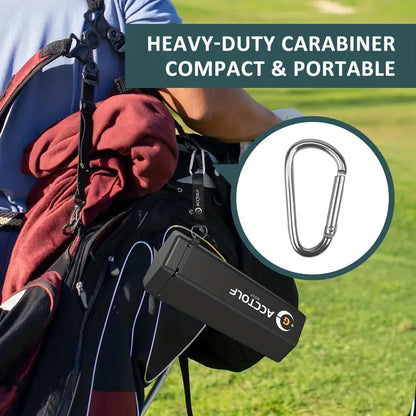 CleanShot Pro – Portable Golf Ball Washer with Metal Hook & Durable Silicone Case