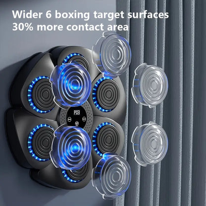PulseStrike Smart Boxing Trainer – Interactive Wall Punch Pad for Home Fitness