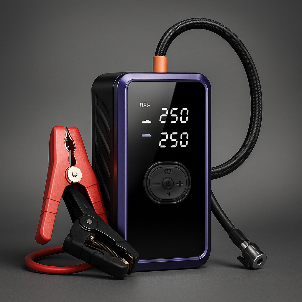 RaptorVolt 12800mAh Jump Starter – 12V Battery Booster for Cars