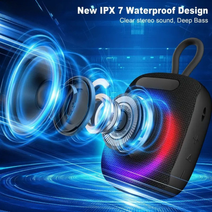 Trailtune Wireless Cycling Speaker – Portable Bluetooth Speaker with RGB Lights