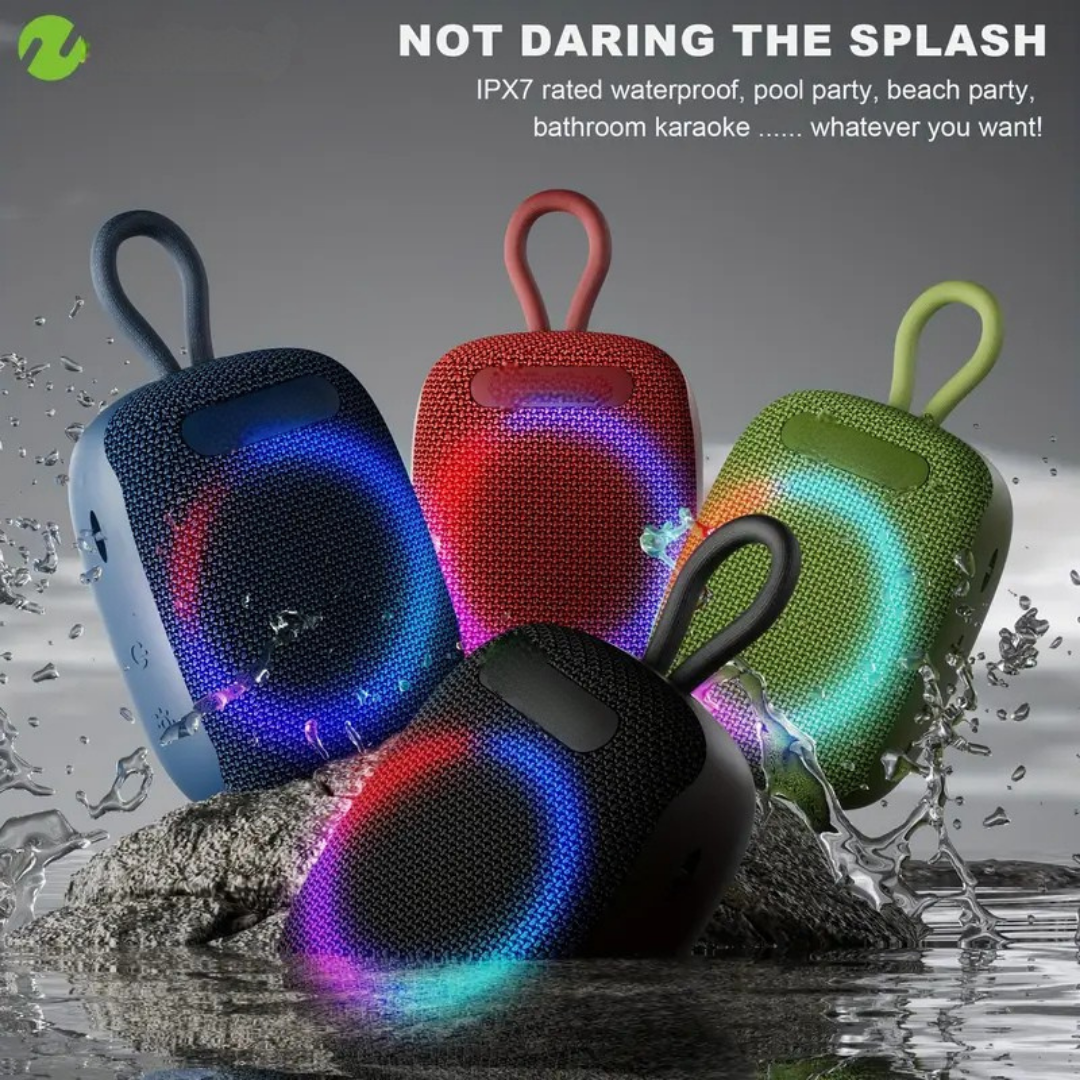 Trailtune Wireless Cycling Speaker – Portable Bluetooth Speaker with RGB Lights