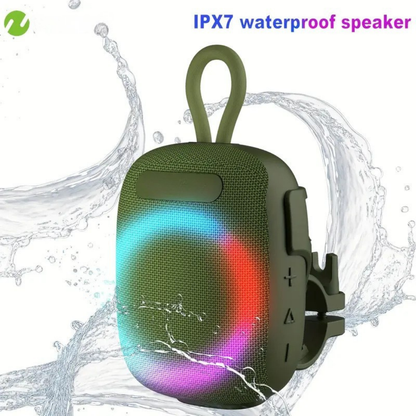 Trailtune Wireless Cycling Speaker – Portable Bluetooth Speaker with RGB Lights