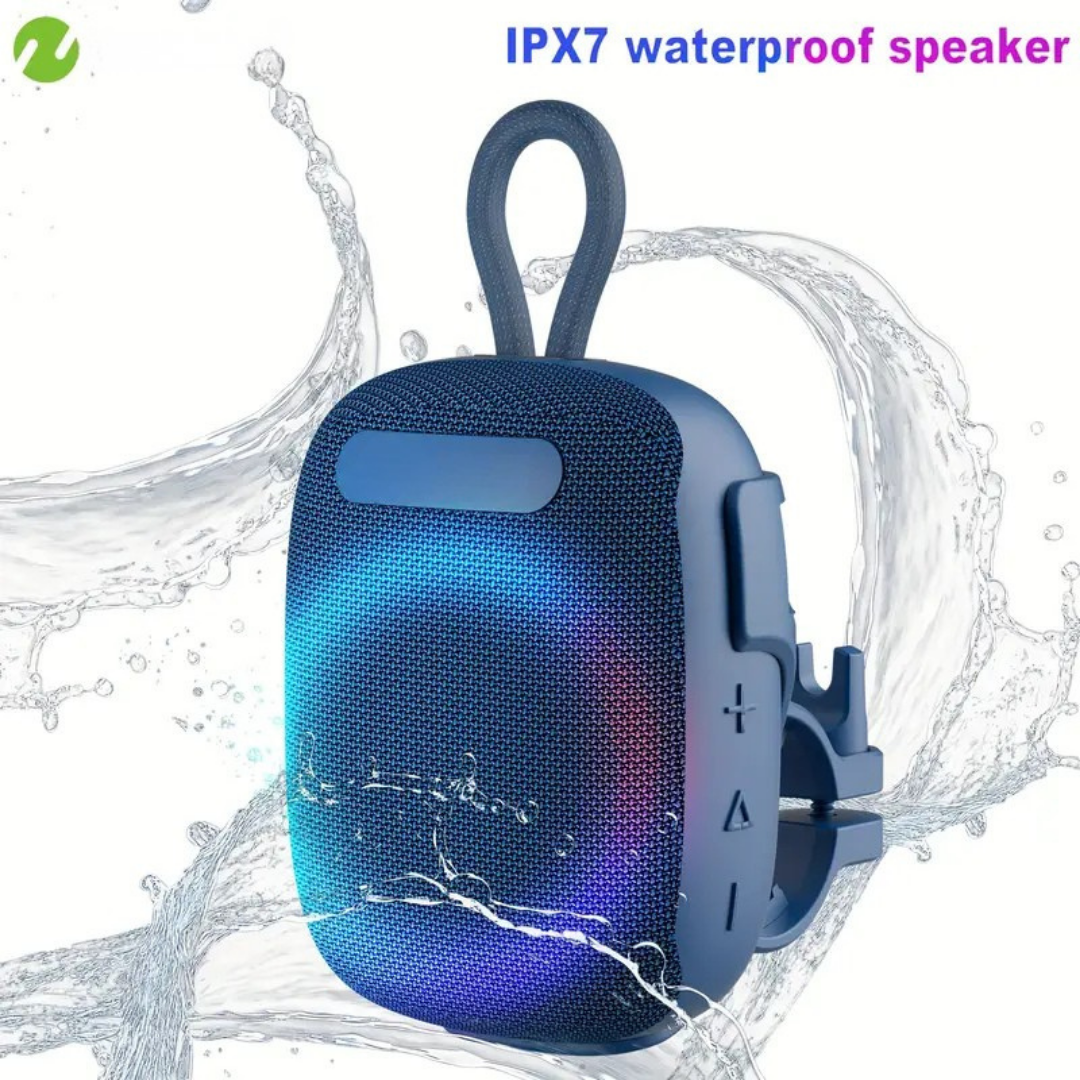 Trailtune Wireless Cycling Speaker – Portable Bluetooth Speaker with RGB Lights