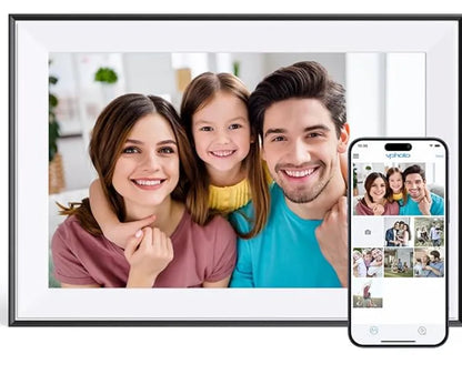 Frameora HD WiFi Photo Frame – 10.1" IPS Touchscreen,