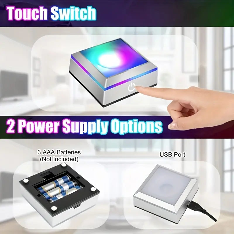 LumiCraft Crystal Glow – 3D Engraved Golfer LED Night Light