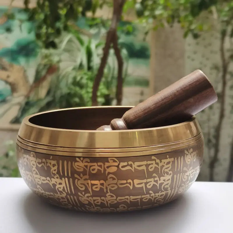 SereniTone Nepal Singing Bowl – Handcrafted Meditation Sound Bowl